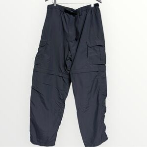 REI Convertible Pants Men’s Size XL‎ 32” Dark Gray Cargo Nylon Outdoor UPF 50+